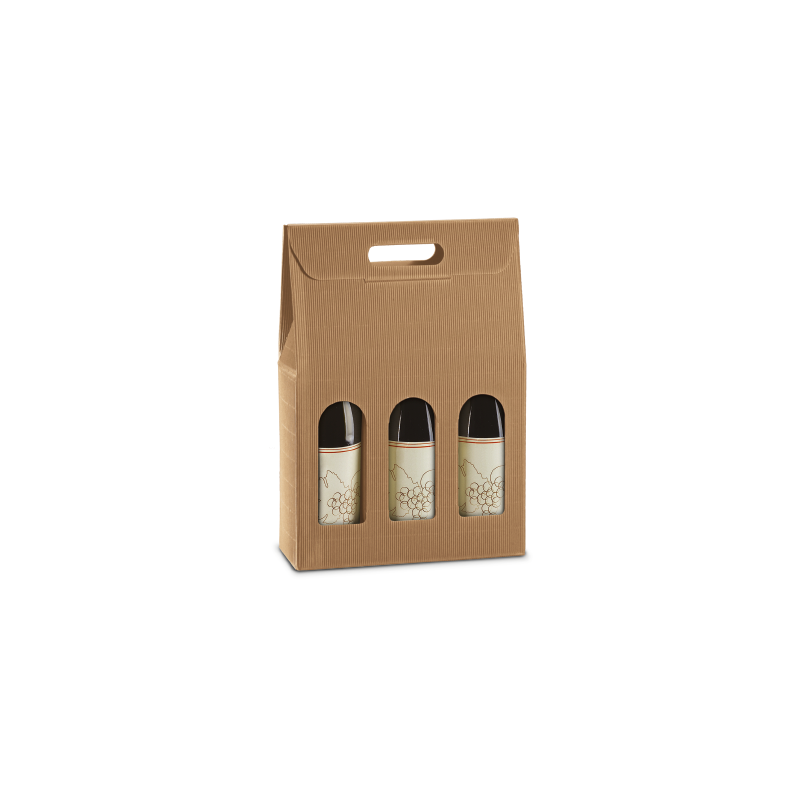 Scatola per 3 bottiglie