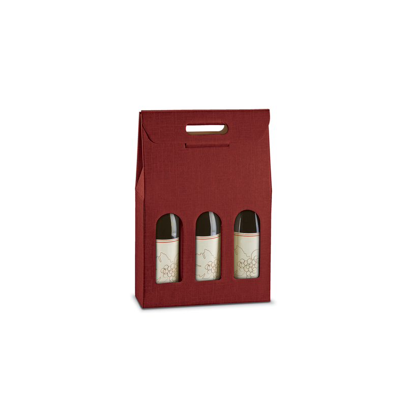 Scatola per 3 bottiglie