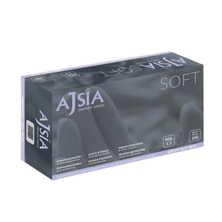 Guanti In Nitrile Blu