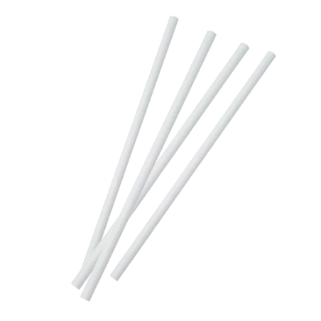 Cannucce in Carta Bianca 8mm