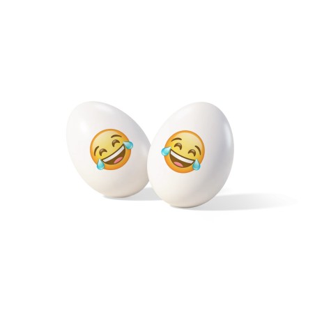 Confetti con Emoji Bianco 200gr