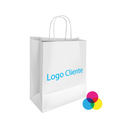 Shopper Maniglia ritorta personalizzate